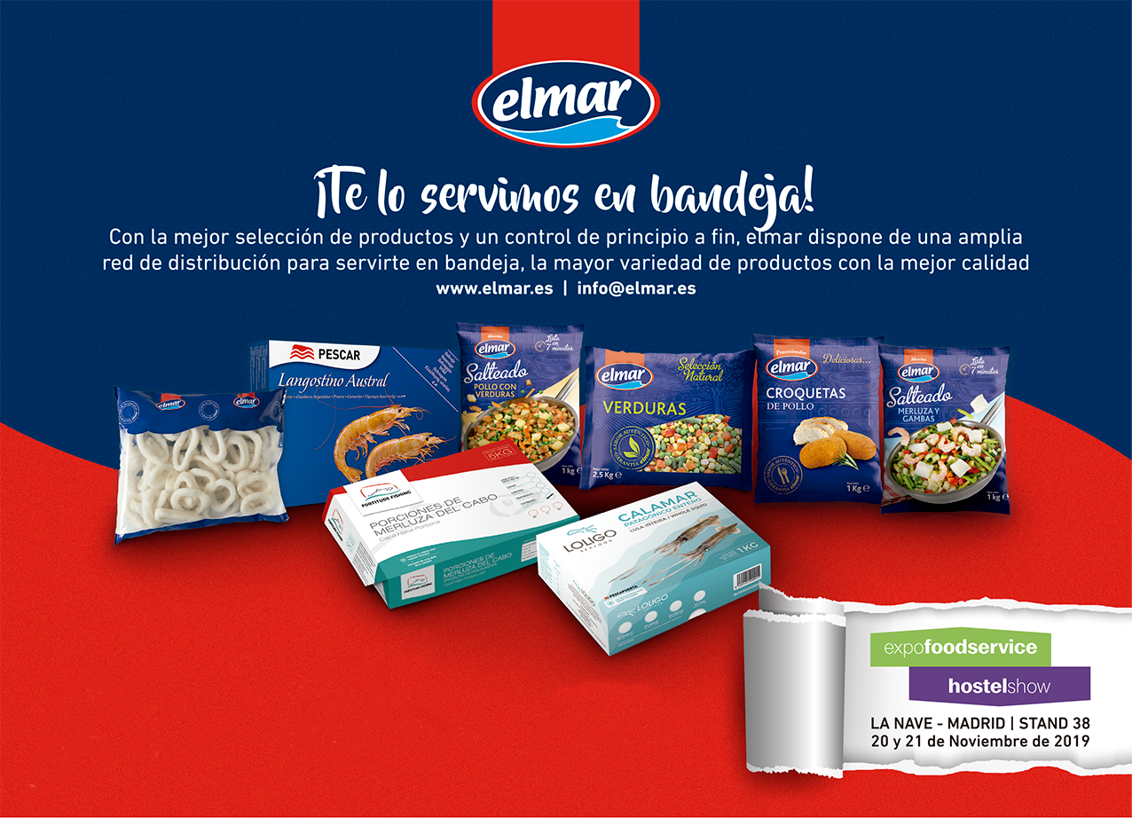 Elmar Frozen Food asistirá al próximo encuentro de horeca Exposervice&hostelshow